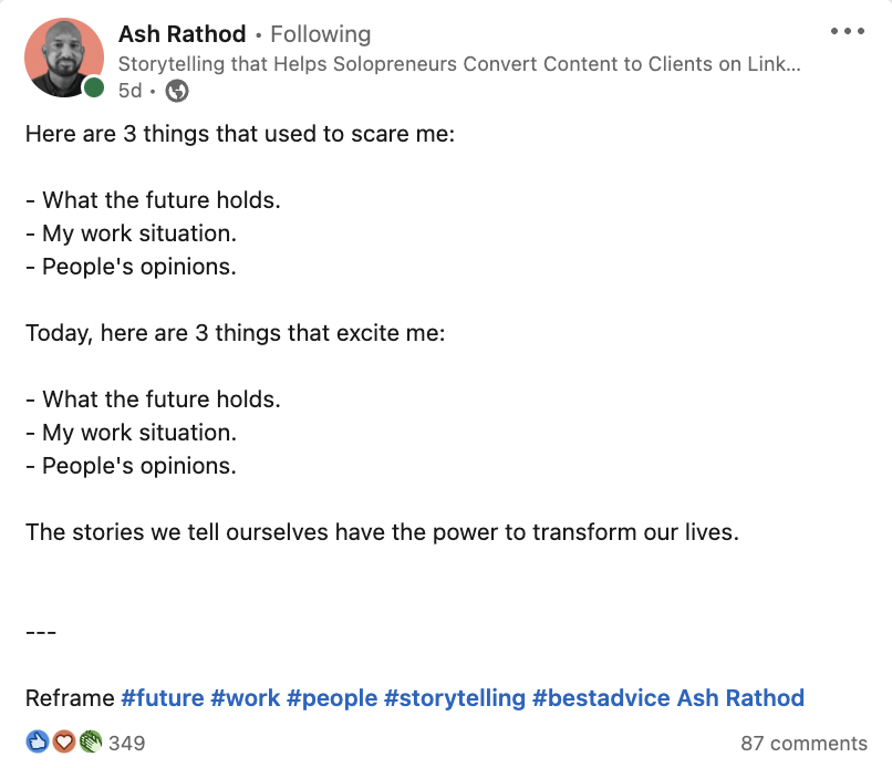 Storytelling by Ash Rathod