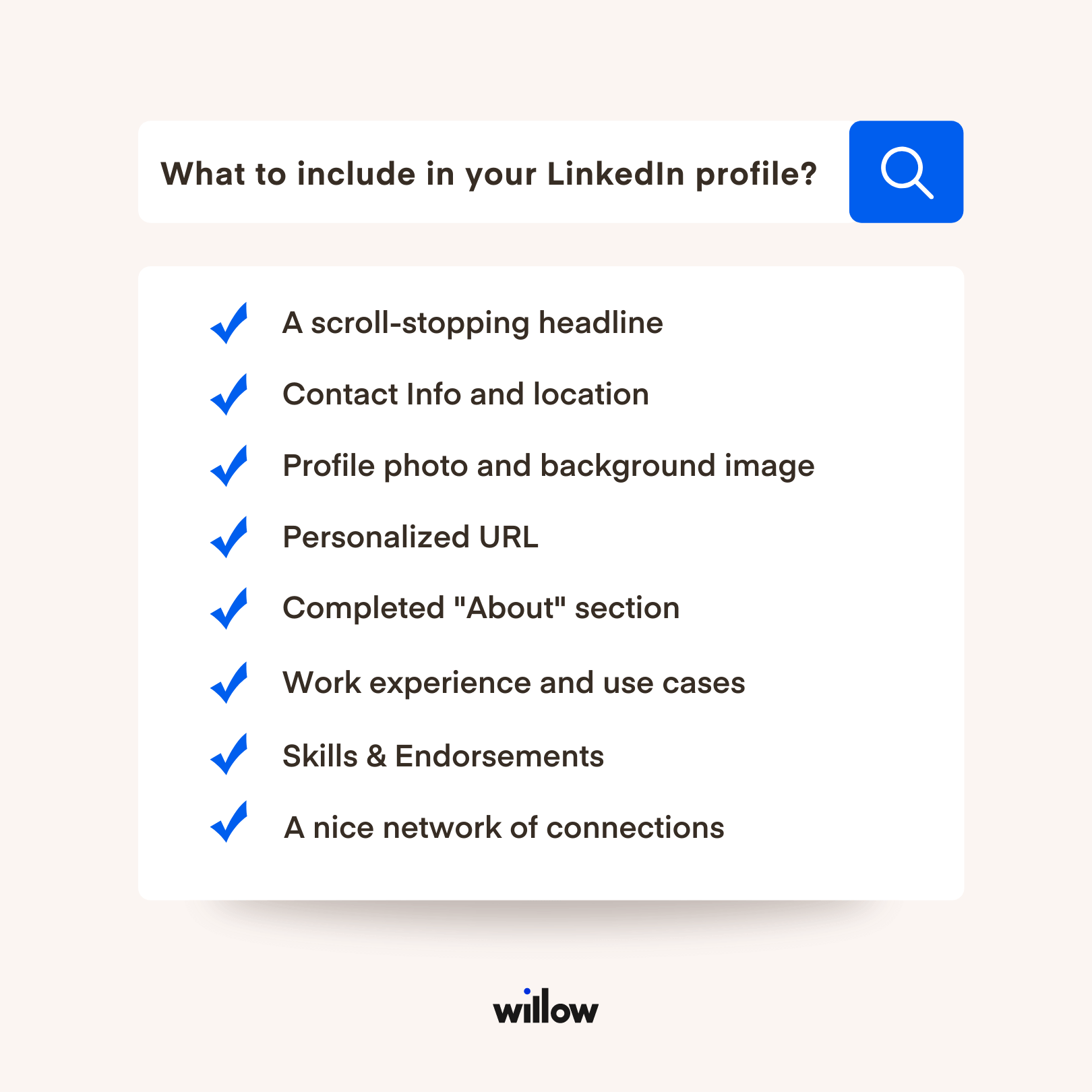What to include in LinkedIn profile